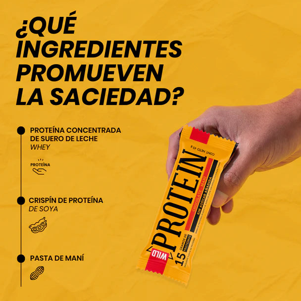 Wild Protein - Chocolate Maní 16 unidades