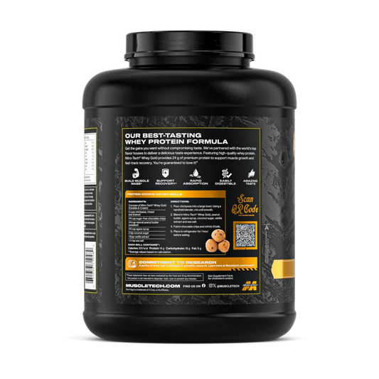 Muscletech - Nitrotech Whey Protein Gold 5 Lb Cookies And Cream