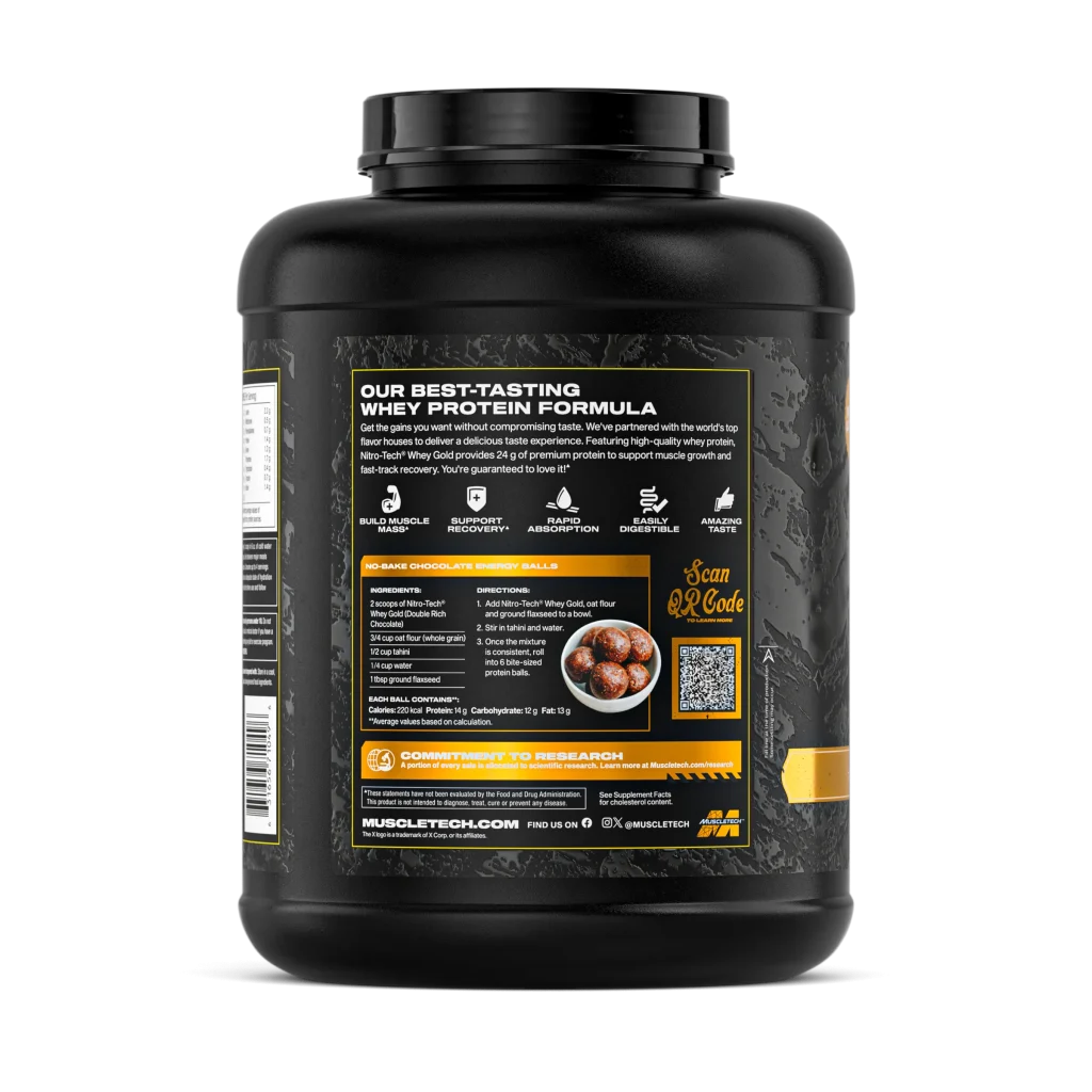 Muscletech - Nitrotech Whey Protein Gold 5 Lb Double Rich Chocolate