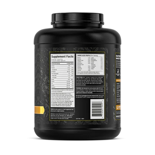 Muscletech - Nitrotech Whey Protein Gold 5 Lb Double Rich Chocolate