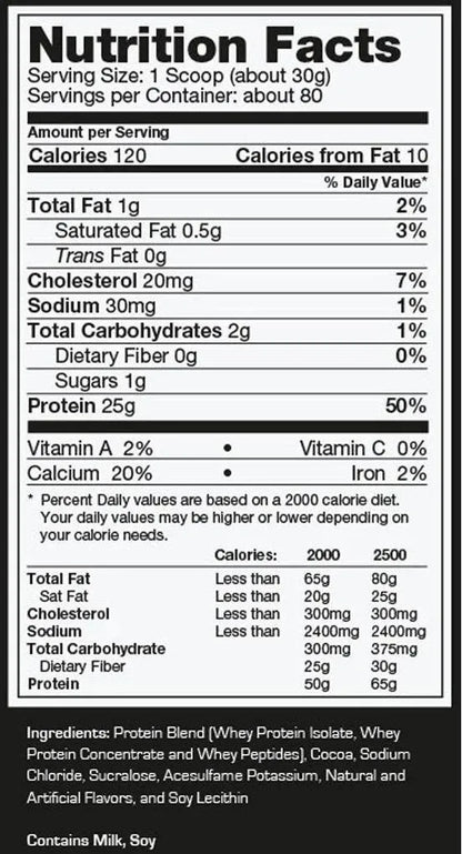 Ultimate Nutrition - Prostar Whey Protein 5.28 Lb Chocolate Crema