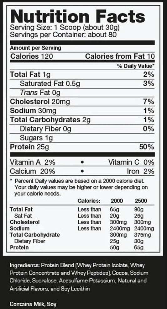 Ultimate Nutrition - Prostar Whey Protein 5.28 Lb Chocolate Crema