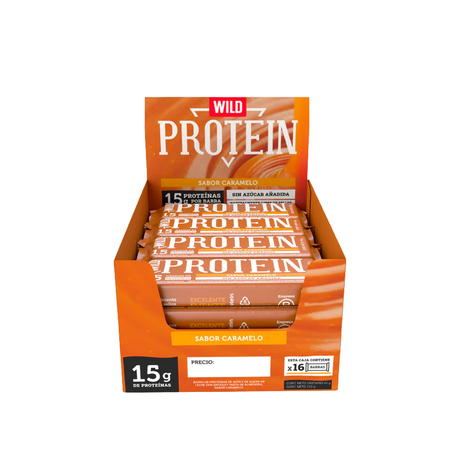 Wild Protein - Caramelo 16 unidades