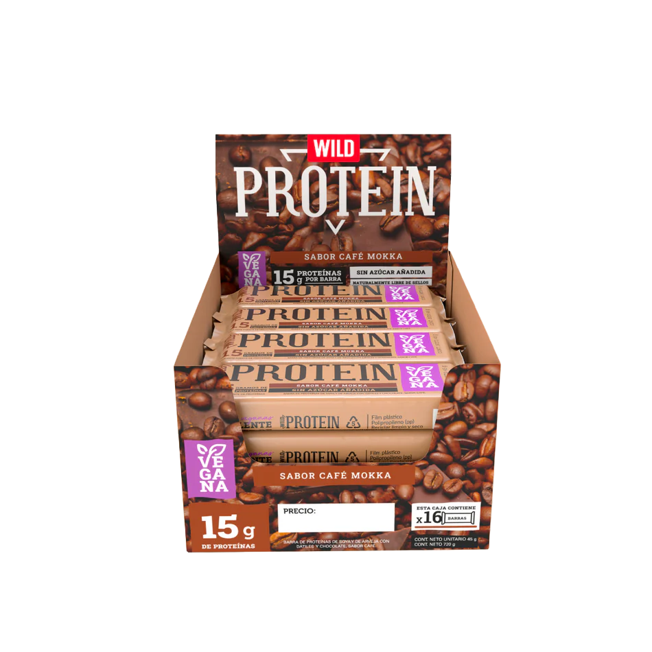 Wild Protein - Vegana Café Mokka 16 unidades