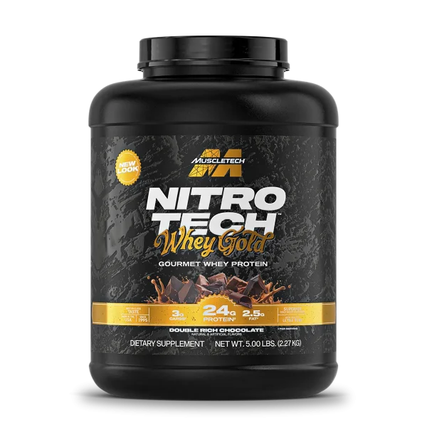 Muscletech - Nitrotech Whey Protein Gold 5 Lb Double Rich Chocolate