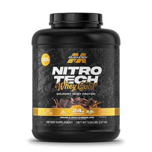 Muscletech - Nitrotech Whey Protein Gold 5 Lb Double Rich Chocolate