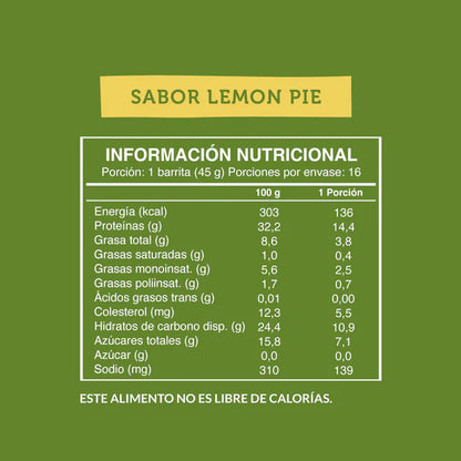 Wild Protein - Lemon Pie 16 unidades