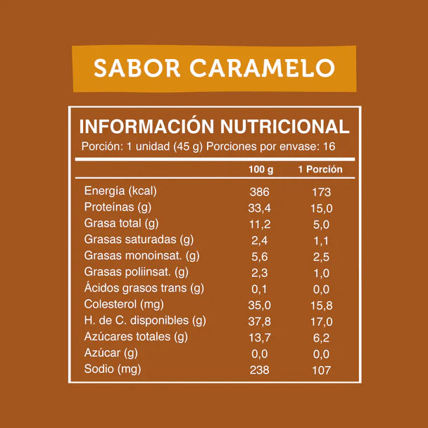 Wild Protein - Caramelo 16 unidades