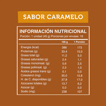 Wild Protein - Caramelo 16 unidades