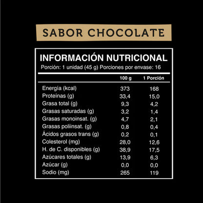 Wild Protein - Chocolate 16 unidades