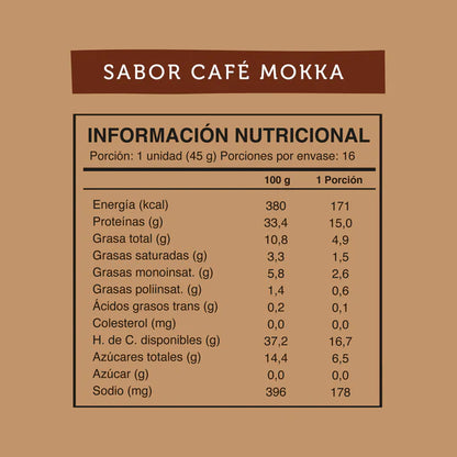 Wild Protein - Vegana Café Mokka 16 unidades