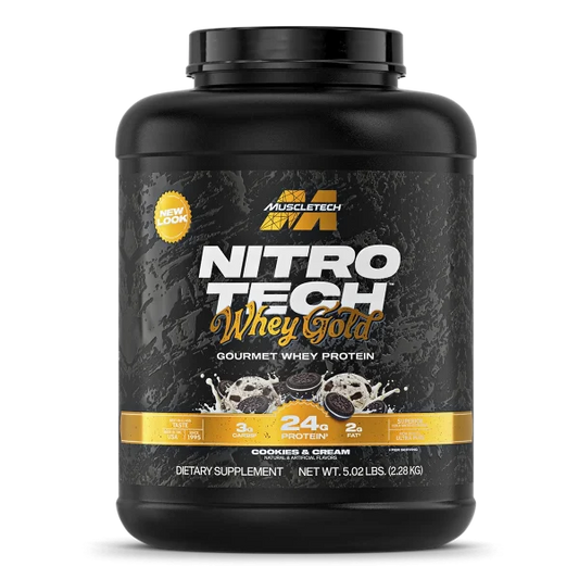 Muscletech - Nitrotech Whey Protein Gold 5 Lb Cookies And Cream
