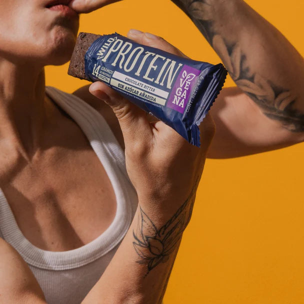 Wild Protein - Vegana Chocolate Bitter 16 unidades
